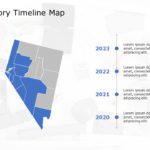 Nevada Map 5 PowerPoint Template & Google Slides Theme