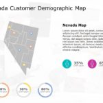 Nevada Map 6 PowerPoint Template