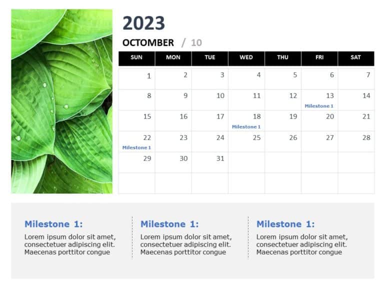 2023 Planning Calendar PowerPoint Template & Google Slides Theme 9
