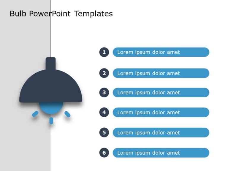 Bulb Template Collection for PowerPoint & Google Slides Theme 10