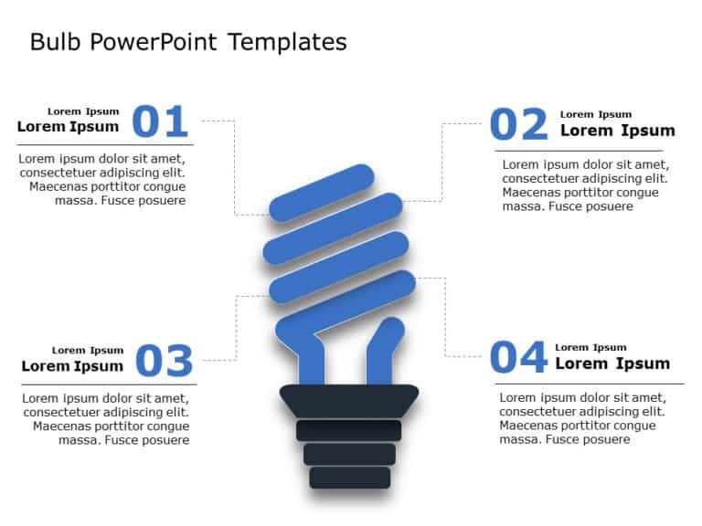 Bulb Template Collection for PowerPoint & Google Slides Theme 1