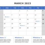 2023 Key Dates Calendar PowerPoint Template & Google Slides Theme 2