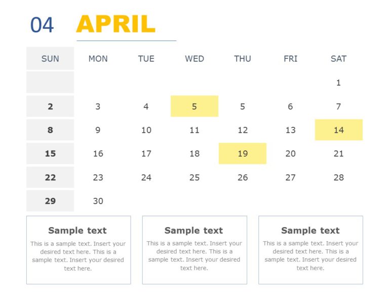 2023 Calendar PowerPoint Template & Google Slides Theme 3