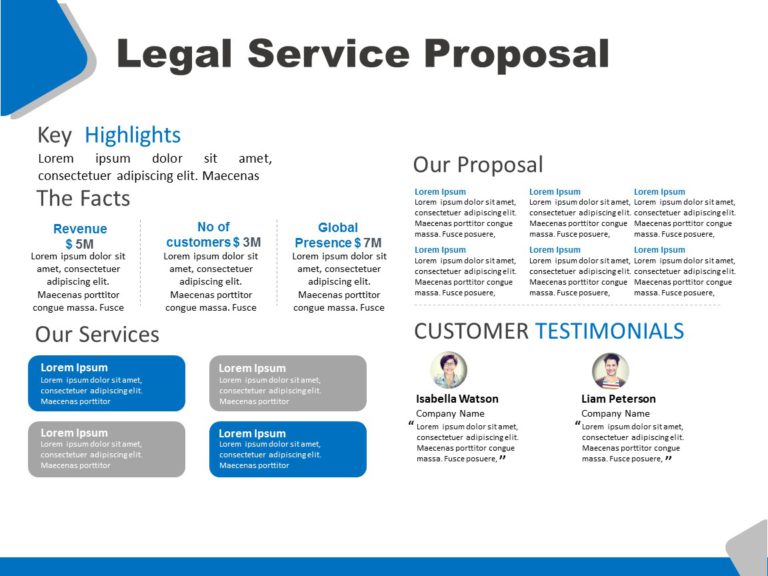 Legal Services Proposal PowerPoint Template & Google Slides Theme 3