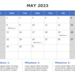 2023 Key Dates Calendar PowerPoint Template & Google Slides Theme 4