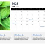 2023 Planning Calendar PowerPoint Template & Google Slides Theme 4