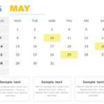 2023 Calendar PowerPoint Template & Google Slides Theme 4