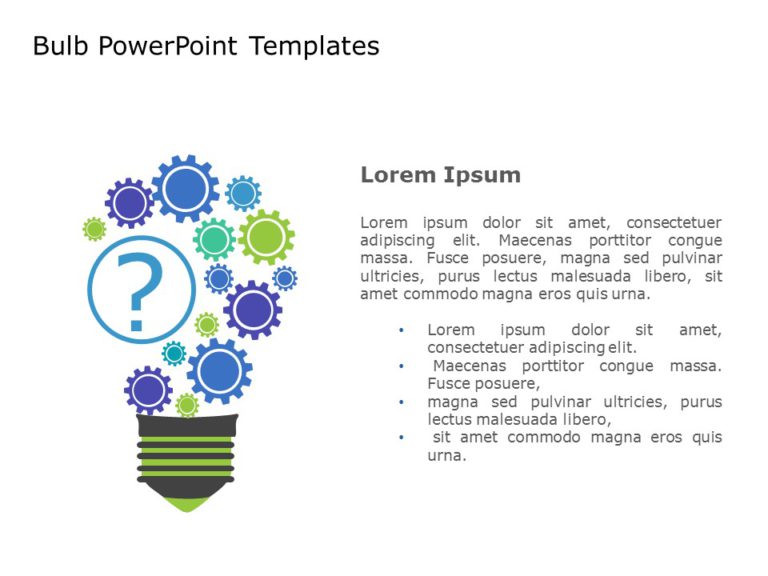 Bulb PowerPoint Collection PowerPoint Template