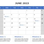 2023 Key Dates Calendar PowerPoint Template & Google Slides Theme 5