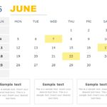 2023 Calendar PowerPoint Template & Google Slides Theme 5