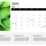 2023 Planning Calendar PowerPoint Template & Google Slides Theme 6