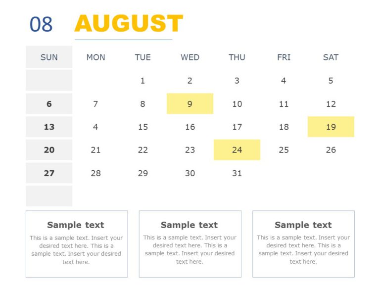 2023 Calendar PowerPoint Template & Google Slides Theme 7