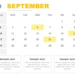 2023 Calendar PowerPoint Template & Google Slides Theme 8