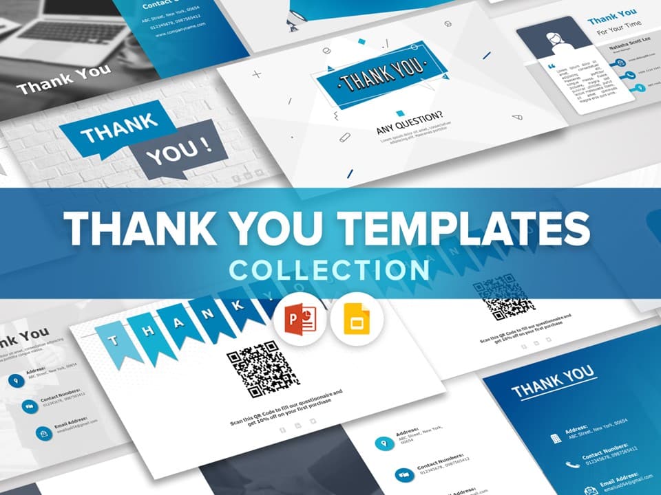 Thank You Collection For PowerPoint & Google Slides Theme