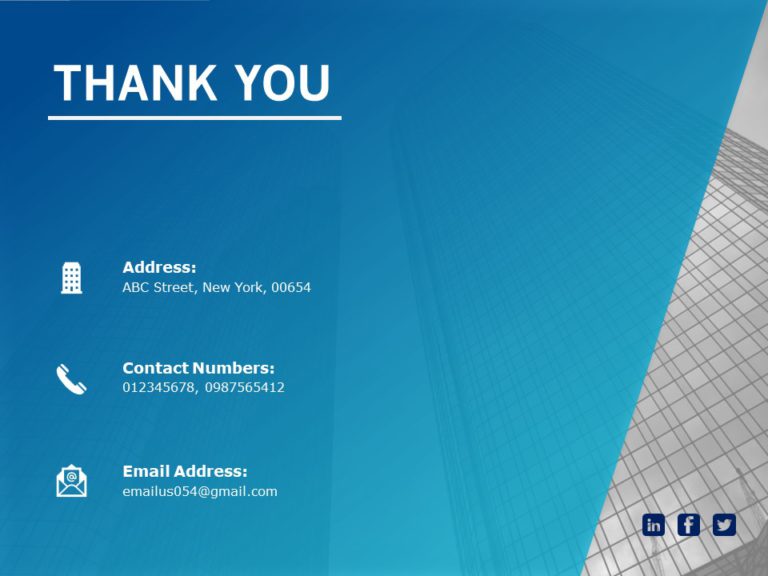 Thank You Slides For PowerPoint & Google Slides Theme 5