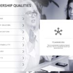 Animated Leadership Qualities PowerPoint Template