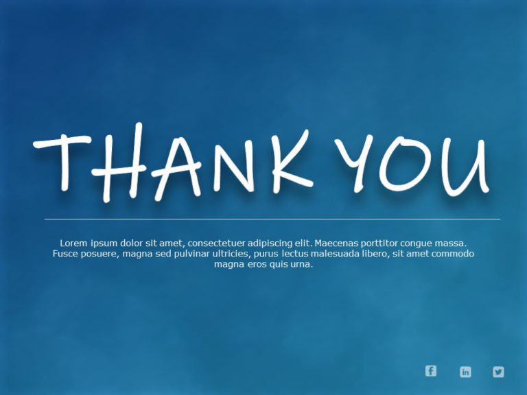 Thank You Collection For PowerPoint & Google Slides Theme 4