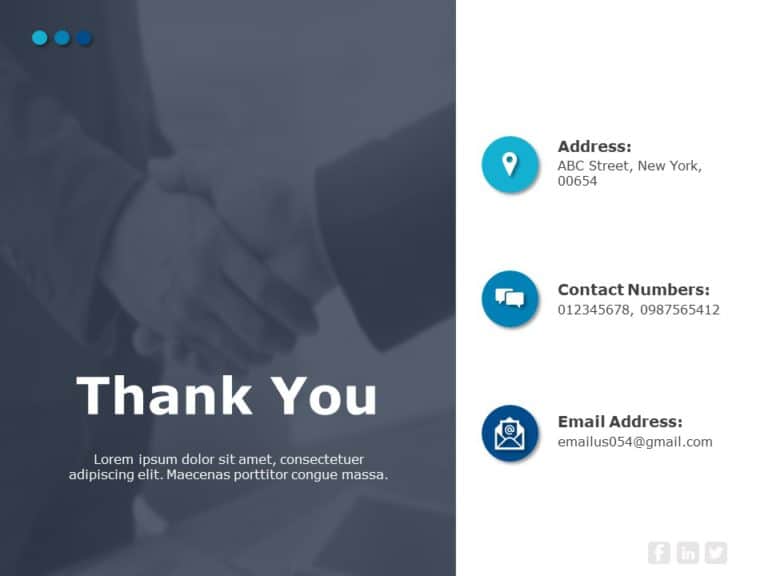 Thank You Slides For PowerPoint & Google Slides Theme 1