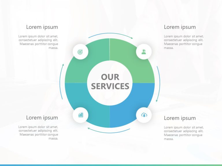 Sky Blue Green PowerPoint Background & Google Slides Theme 3