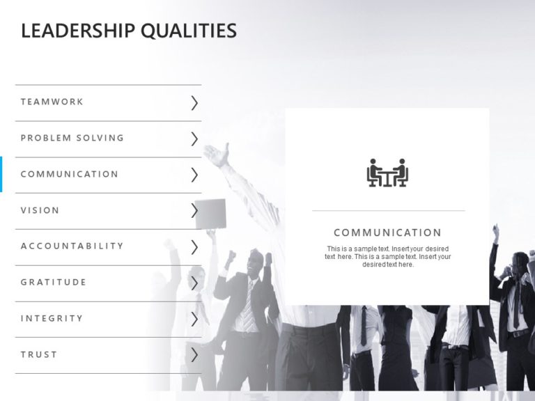 Animated Leadership Qualities PowerPoint Template & Google Slides Theme 3