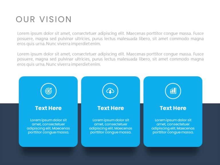 Blue Background Theme PowerPoint Template