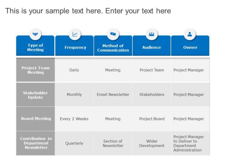 Tables for PowerPoint & Google Slides Templates Theme 11