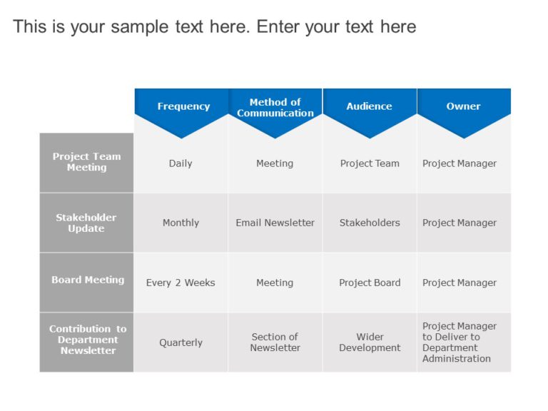 Google Slides Table Templates