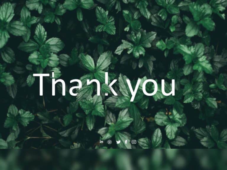 Thank You Templates Collection for PowerPoint & Google Slides Theme 10