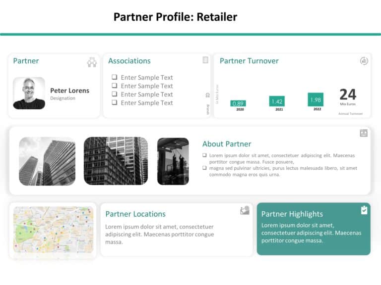 Partner Profile PowerPoint Template