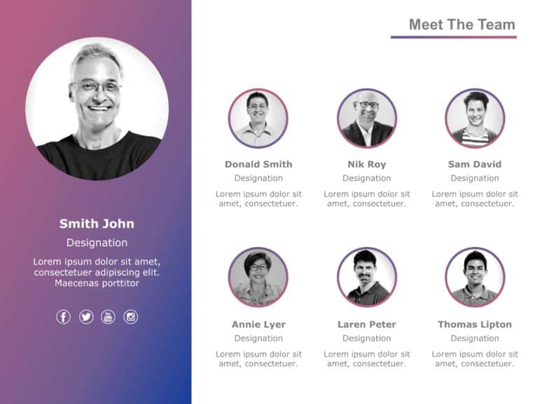 Meet the Team 01 PowerPoint Template & Google Slides Theme