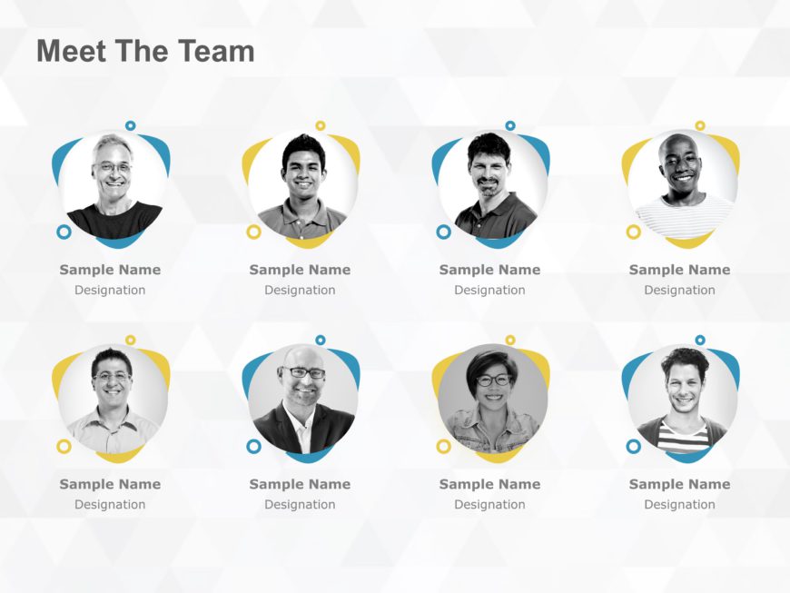 Meet the Team 06 PowerPoint Template