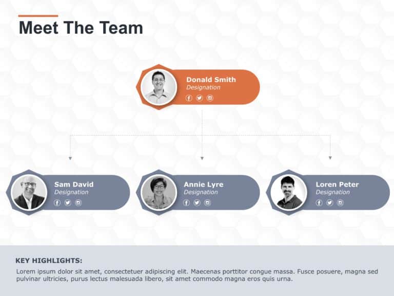 Meet the Team 08 PowerPoint Template