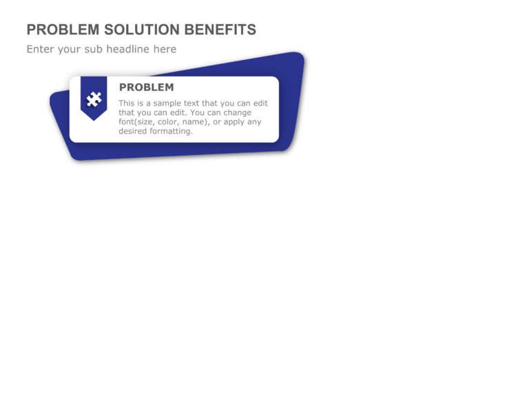 Animated Problem Solution Benefits PowerPoint Template & Google Slides Theme 1