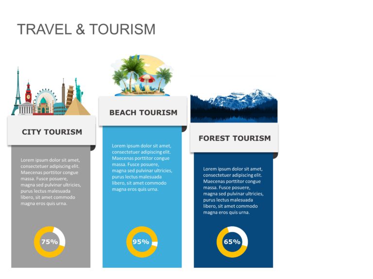 Animated Travel and Tourism PowerPoint Template & Google Slides Theme 3