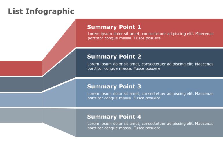 Animated List Infographic PowerPoint Template & Google Slides Theme 4