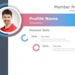 Animated Employee Profile PowerPoint Template & Google Slides Theme 3