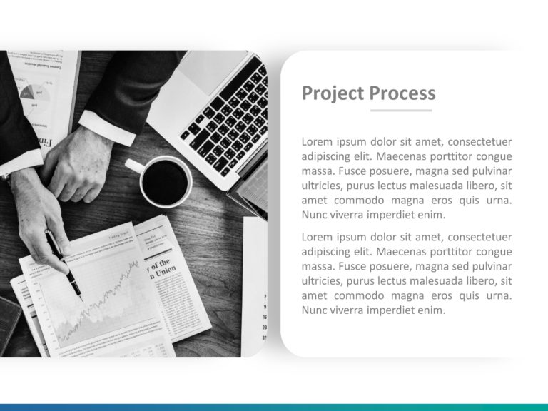 Green Gradient Background PowerPoint Template & Google Slides Theme 4