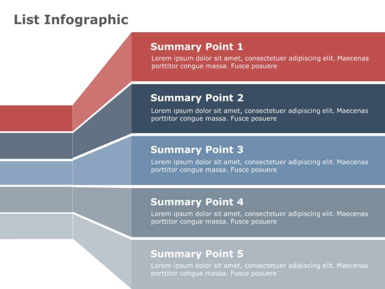 Animated List Infographic PowerPoint Template & Google Slides Theme 5