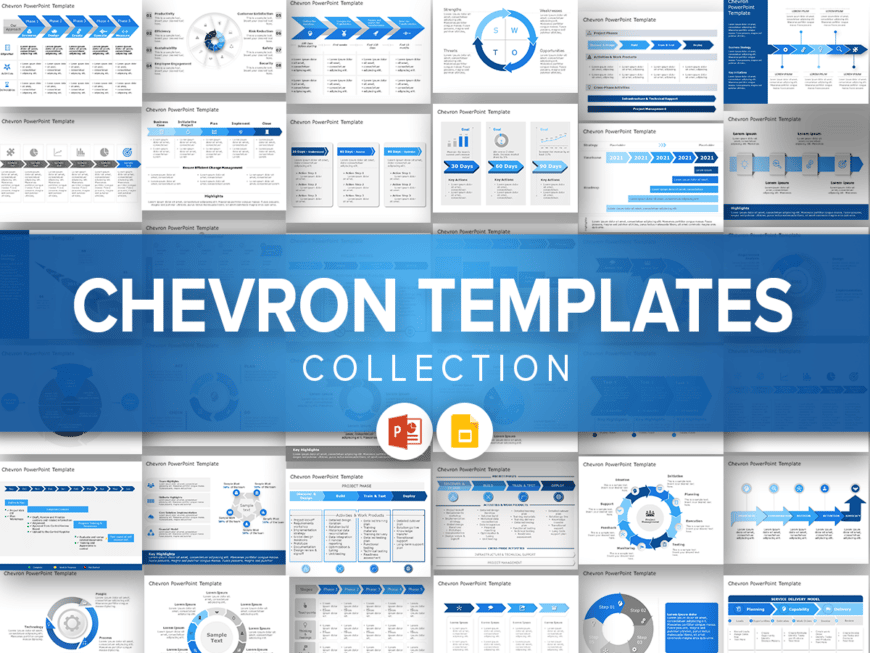 Chevron Template Collection for PowerPoint and Google Slides