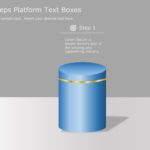 Animated 3 Steps Platform PowerPoint Template & Google Slides Theme 1