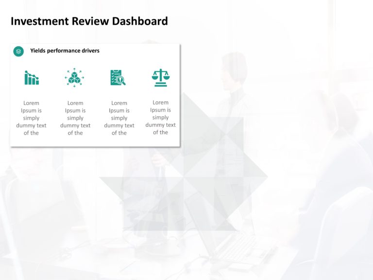 Animated Performance Review Dashboard PowerPoint Template & Google Slides Theme 1