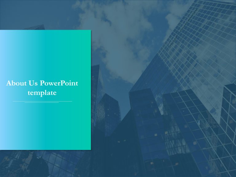 Animated About Us Company PowerPoint Template & Google Slides Theme 1