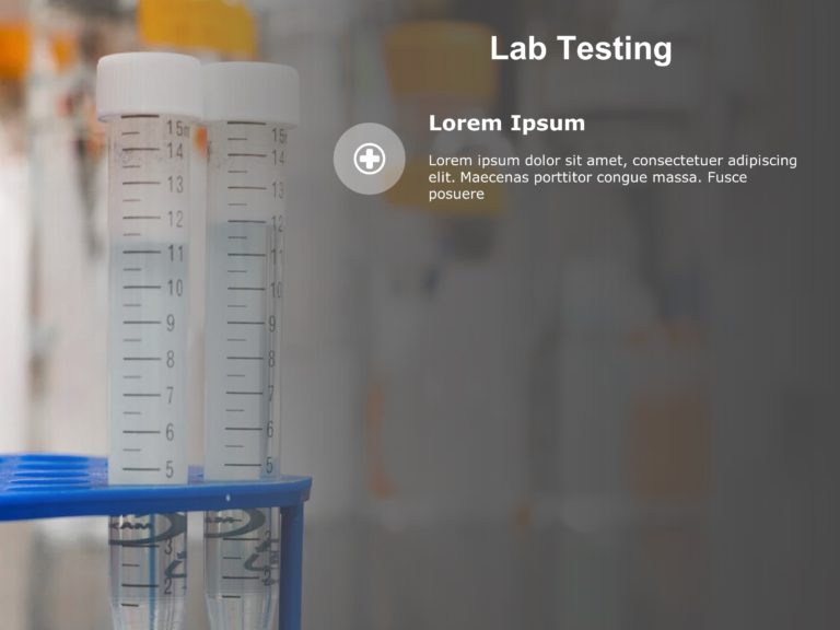 Animated Lab Test Results PowerPoint Template & Google Slides Theme 1