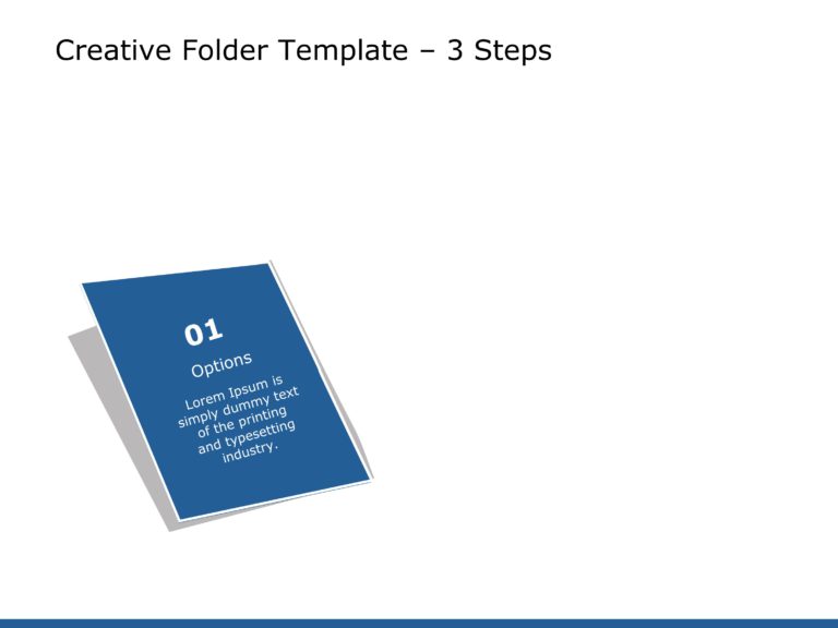 Animated Folder Options PowerPoint Template & Google Slides Theme 1