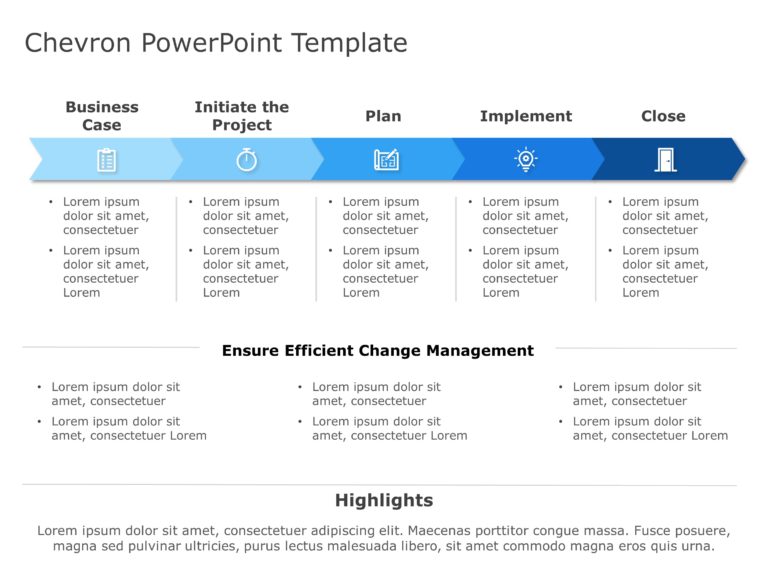 Chevron Template Collection for PowerPoint and Google Slides Theme 15