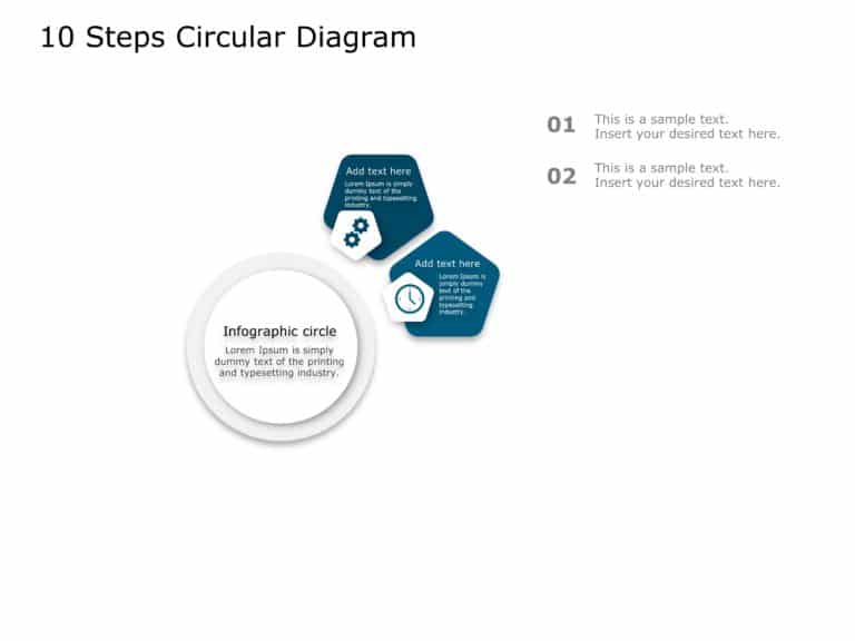 Animated 10 Steps Circle PowerPoint Template & Google Slides Theme 2