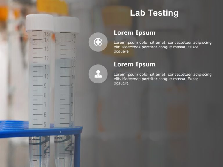 Animated Lab Test Results PowerPoint Template