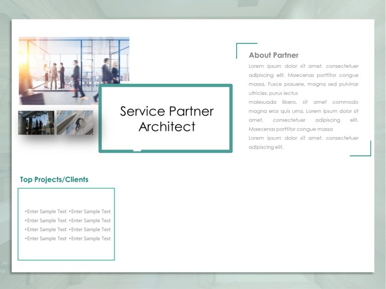 Animated Service Partner Profile PowerPoint Template & Google Slides Theme 2