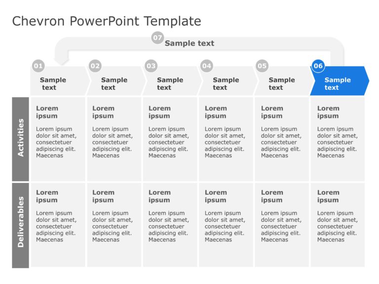 Chevron Template Collection for PowerPoint and Google Slides Theme 19