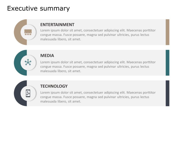 Animated Executive Summary 60 PowerPoint Template & Google Slides Theme 3